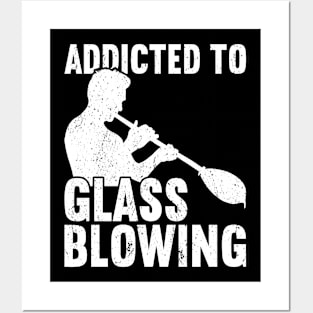 Glassblowing Glass Blower Glass Blowing Glassblower Posters and Art